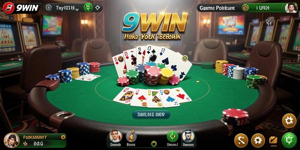 Gameplay poker yang seru dan mendebarkan di 9WIN.