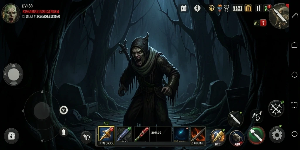 Gameplay mencekam di dunia Horror DV188.