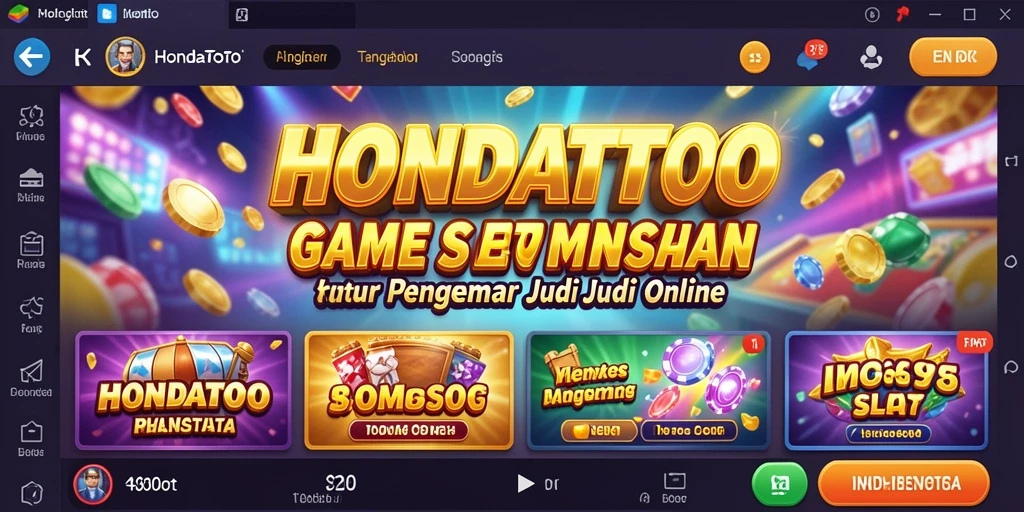Tampilan gameplay HONDATOTO yang menggugah selera dengan fitur slot menarik.