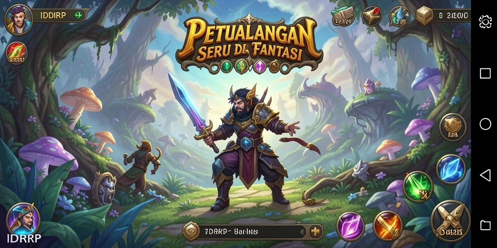 Tampilan gameplay seru dan menantang di IDRRP.