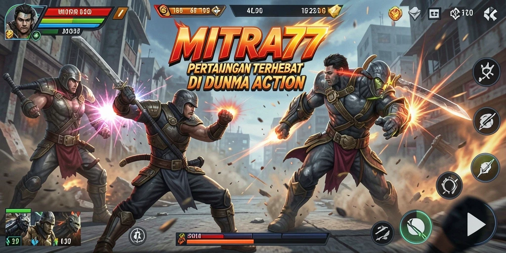 Gameplay seru dan mendebarkan dari MITRA77 dalam aksi penuh.
