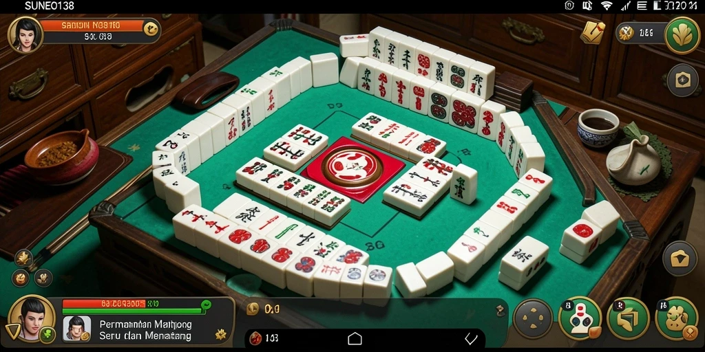 Tampilan menarik dari gameplay SUNEO138 dalam Mahjong yang seru.