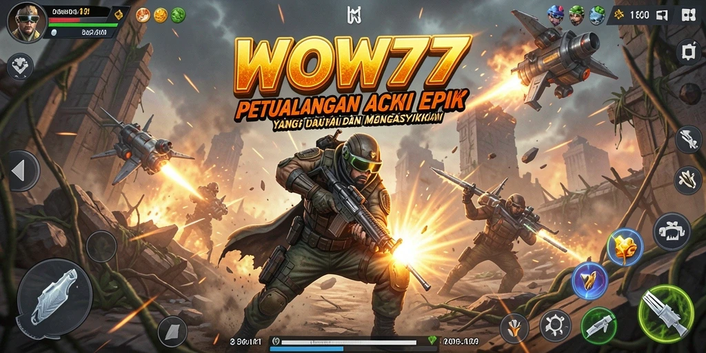 Screenshot gameplay WOW77 menampilkan aksi seru dan grafis menawan.